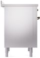Ilve® Nostalgie II Series 36" Stainless Steel Pro Style Induction Range-4
