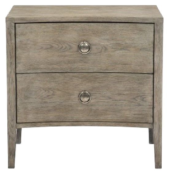 Bernhardt Albion Pewter 30" Nightstand-2