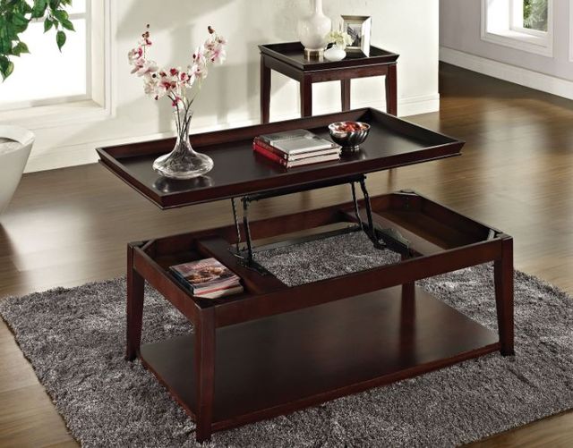 Steve Silver Co. Clemson Merlot Cherry End Table-1