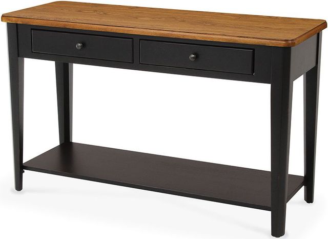 Peters-Revington™ Casual Choices™ Chestnut Sofa Table with Black Base-1