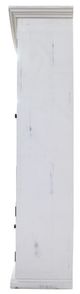 Cottage Creek Furniture Baillie Black/Two-Tone Distressed White Showcase-2