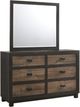 Elements International Harlington 4-Piece Walnut King Panel Bedroom Set-4