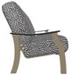 Telescope Casual St. Catherine Agra Classic/Beachwood Aluminum/Fabric Outdoor MGP Cushion Three-Seat Sofa with Chestnut Rustic Arms-2