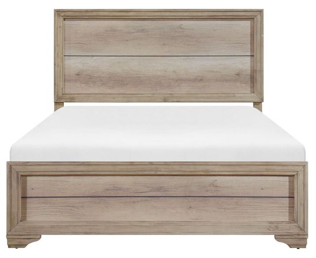 Homelegance® Lonan Natural Eastern King Panel Bed-2