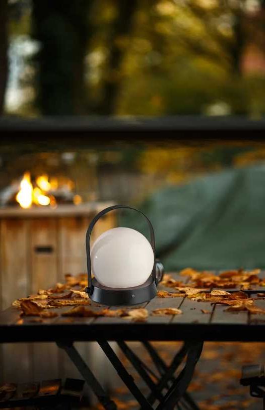 Adesso® Millie Black LED Table Lantern-2