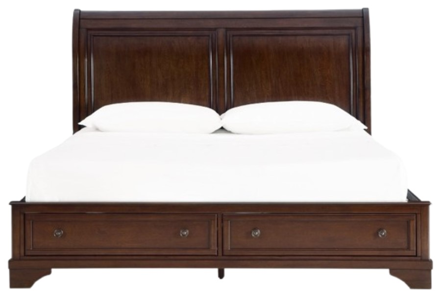Signature Design By Ashley Trellington Storage Sleigh Bed - Thumbnail 2