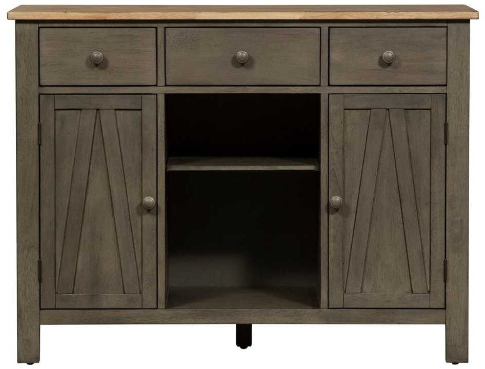 Liberty Furniture Lindsey Farm Server - Thumbnail 2