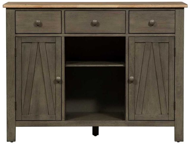 Liberty Furniture Lindsey Farm Gray/Sandstone Server-3
