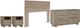 Signature Design by Ashley® Oliah 4-Piece Natural Queen Panel Headboard Bed Set-0