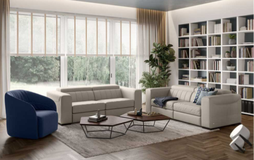 Natuzzi Editions Forza Reclining Sofa-3