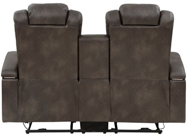 Homelegance® Tabor Brownish Gray Power Reclining Loveseat-3