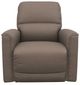 La-Z-Boy® Cade Stone Leather Power Rocking Recliner with Headrest-1