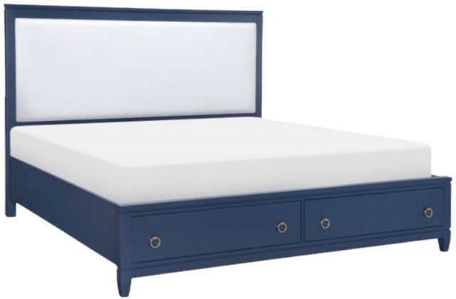 Legacy Classic Summerland Inkwell Queen Upholstered Storage Bed-0