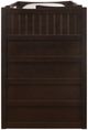 Elements International Sami Espresso Youth Twin Over Twin Step Bunk Bed with Left Headboard-3