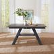 Liberty Furniture Lawson Slate Gathering Table with Weathered Gray Base-1