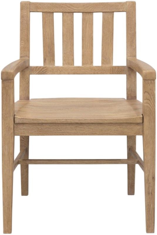 Hooker® Furniture Driftwood Buckboard Splatback Dining Arm Chair-1