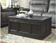 Signature Design by Ashley® Gavelston Rubbed Black Lift Top Coffee Table-5