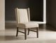 International Furniture Direct Forge Brown/Ivory Leather Dining Side Chair-1