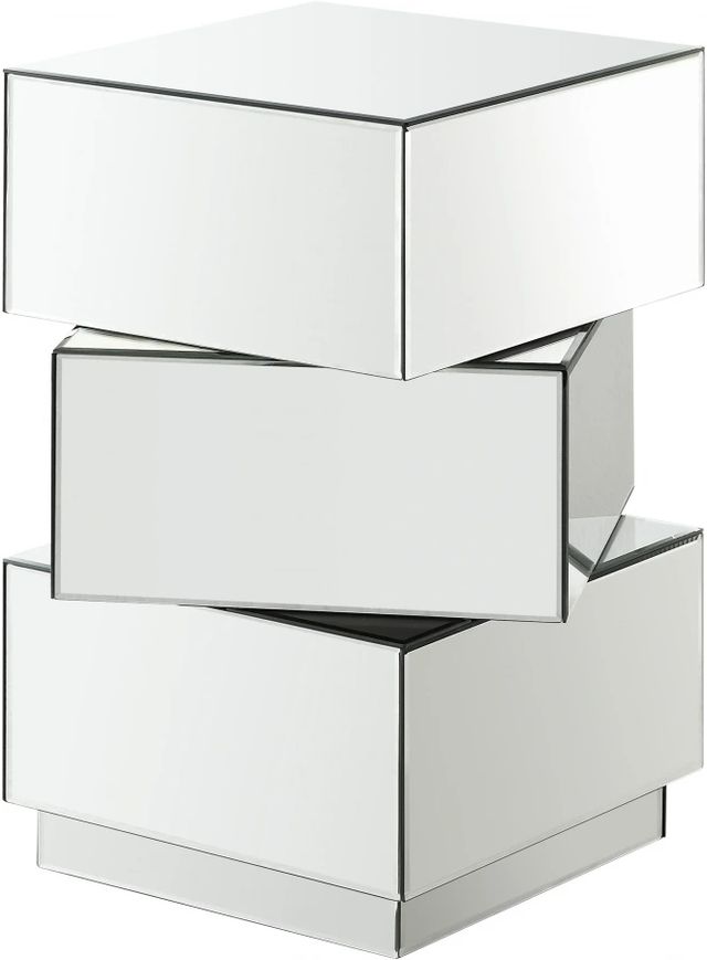 Meridian Furniture Haven Mirrored End Table-0