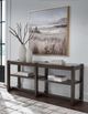 Signature Design by Ashley® Breckington Dark Brown Sofa Table-4