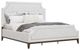 Pulaski™ Asher Park Cloud/Piano Brown California King Upholstered Panel Bed -0