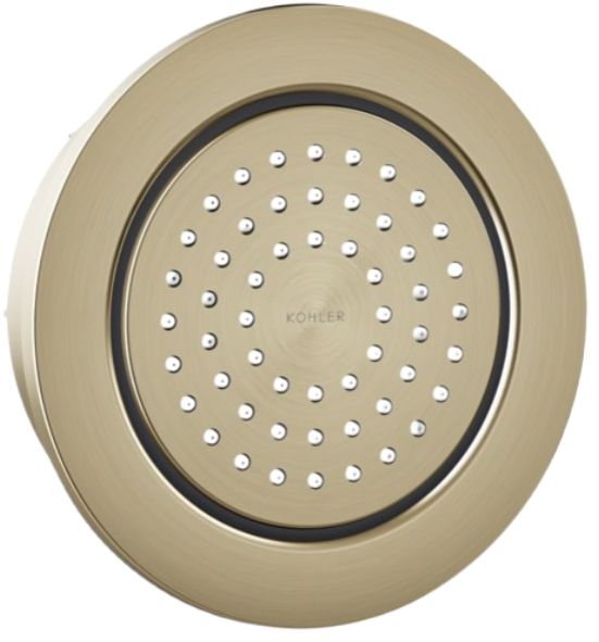 KOHLER® WaterTile® Vibrant Brushed Bronze 2.0 GPM Round 54-Nozzle Single-Function Body Spray-0