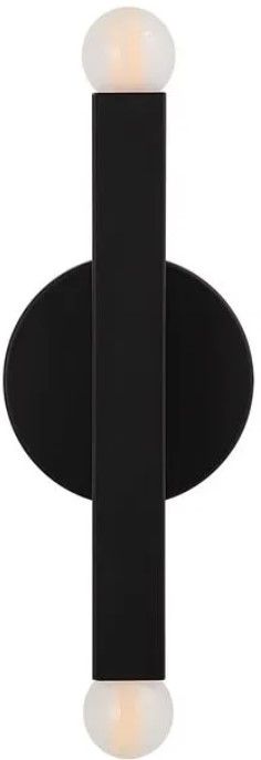 Renwil®  Essie Matte Black Wall Sconce-1