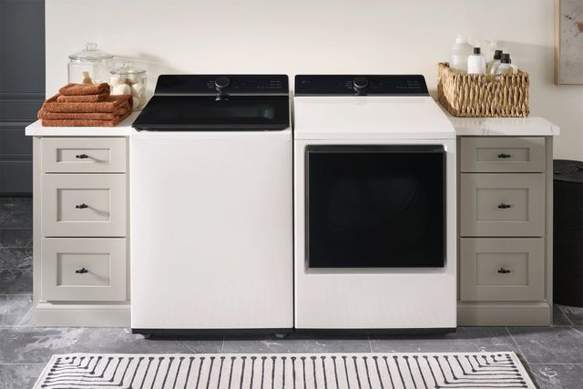 LG 7.3 Cu. Ft. Alpine White Gas Dryer-10