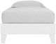 Signature Design by Ashley® Piperton White Youth Twin Platform Bed-1