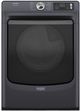 Maytag® 7.4 Cu. Ft. Midnight Steel Front Load Gas Dryer -0