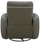 Liberty Furniture Reilly Aline Light Gray Leather Power Swivel Glider Recliner-5