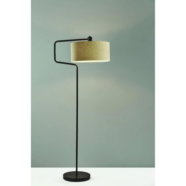 Adesso® Jacob Antique Bronze Floor Lamp-2