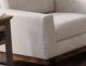 International Furniture Direct Blackburn Ivory Upholstered Loveseat-5