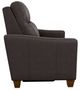 La-Z-Boy® Quinault Dark Chocolate Leather Power Reclining Chair with Headrest-3