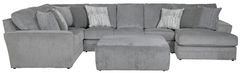 Jackson Furniture Glacier 4-Piece Shark Right Side Facing U-Shape Chaise Sectional
