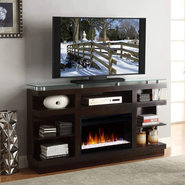 Legends Home Novella Dark Chocolate Fireplace Wall-1