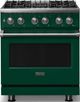 Viking® 5 Series 30" Ivy Pro Style Dual Fuel (NG) Range with Polished Chrome Trim-0
