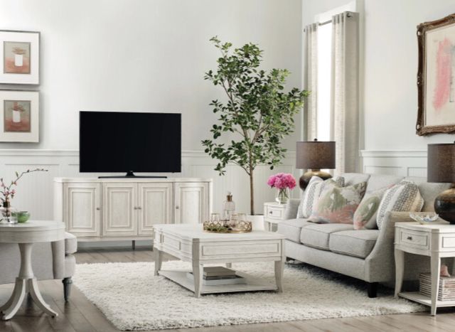 Hammary® Harmony Angeline Eggshell Entertainment Console-3