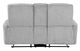 Homelegance® Lyndon Gray Double Manual Reclining Loveseat-3