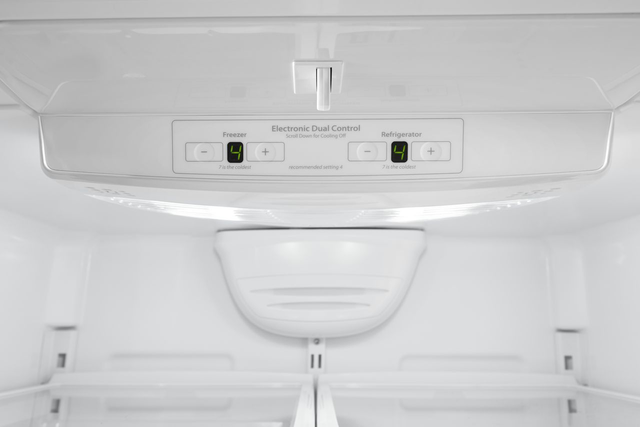 Whirlpool® 22.1 Cu. Ft. Black Stainless Steel Bottom Freezer Refrigerator-2