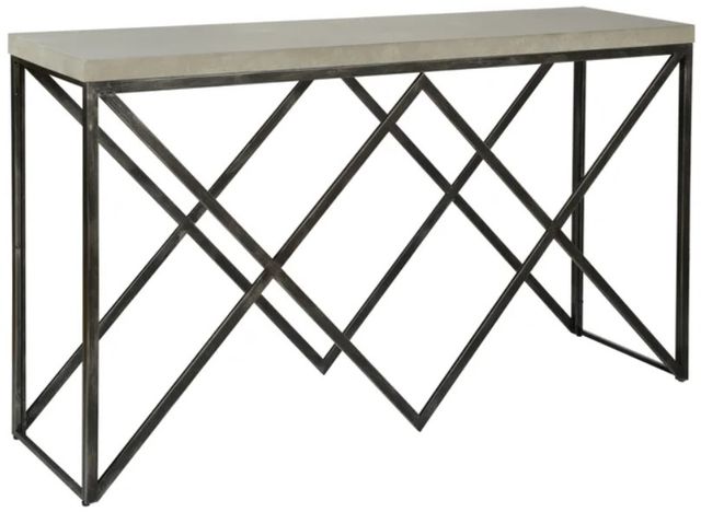 Stylecraft Norman Wyatt Home Ebony/Gray Console Table-0