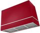 AGA Loge 48" Piccadilly Red Wall Mounted Range Hood with Polished Chrome Trim-0