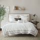Olliix by INK+IVY Gray Full/Queen Mill Valley Reversible Cotton Comforter Set-1