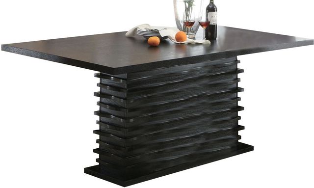 Coaster® Stanton 5-Piece Black Dining Table Set-1