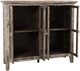 Jofran Inc. Rustic Shores Gray Wash 4-Door High Accent Cabinet-2