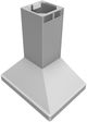 Vent-A-Hood® 36" Stainless Steel ARS Duct-Free Island Range Hood-1