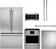 Monogram® 5 Piece Stainless Steel Induction Kitchen Package-0