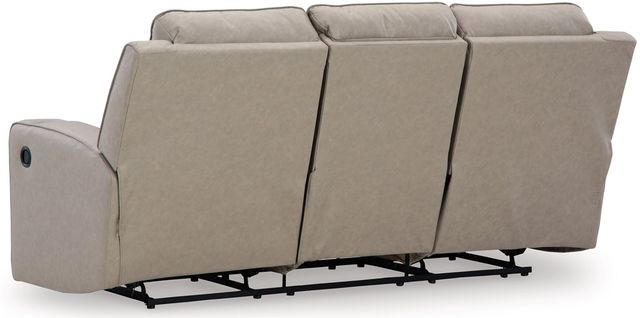 Signature Design by Ashley® Lavenhorne Pebble Reclining Sofa with Drop Down Table-4