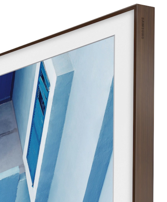 Samsung The Frame 32" Brown Customizable Bezel-1