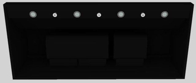 Vent-A-Hood® 54" Black Wall Mounted Range Hood-3